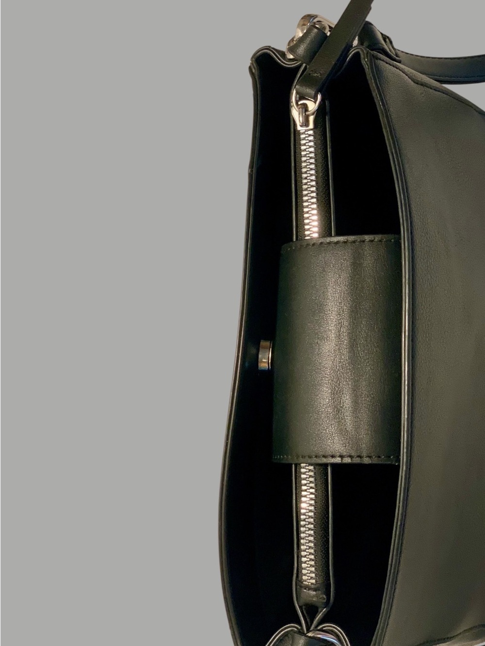 Nine West Black Leather Crossbody bag purse - Picture 14 of 14